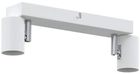 vidaXL Σποτ οροφής Λευκό 26 x 6.5 x 11.5 εκ Ατσάλι