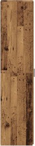 vidaXL Highboard 2 pcs Παλιό ξύλο 30 x 42,5 x 185 εκ