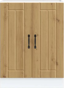 vidaXL Ντουλάπι βάσης νεροχύτη "Lucca" Artisan Oak Engineered Wood