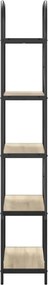 vidaXL Ράφι Βιβλίων Δρύς Sonoma 80 x 30 x 183 εκ Επεξεργασμένο ξύλο