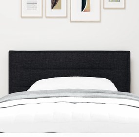 vidaXL LED Κεφαλάρι Γραμμές Σχεδιασμού Μαύρο 100 εκ Ύφασμα