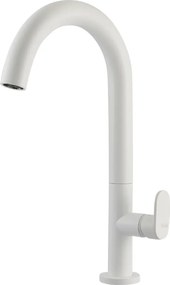 Armando Vicario Slim White Matt 500041 – Μπαταρία επιτραπέζιου νιπτήρα