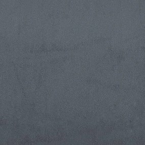 Κρεβάτι με Στρώμα Σκούρο Γκρι 120x200 εκ. Βελούδινο - Γκρι