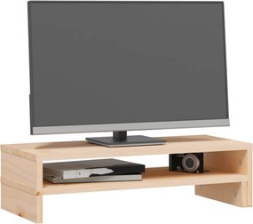 vidaXL Βάση Οθόνης (52-101) x 22 x 14 εκ. από Μασίφ Ξύλο Πεύκου