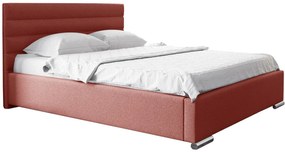 Επενδυμένο κρεβάτι Living-Kokkino-160 x 200