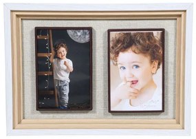Κορνίζα 373-91-900 2 Θέσεων 20x30 8266-2 Beige Wood