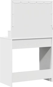 vidaXL Τραπέζι περιποίησης Λευκό 79 x 41 x 135 εκ. Επεξεργασμένο ξύλο
