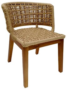 Καρέκλα Milou 343-000002 59x65x73cm Natural