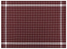 Πετσέτες Κουζίνας Kup (Σετ 10Τμχ) 336EPJ1139 Claret Red-White Hermia 45x65cm 100% Βαμβάκι