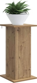 vidaXL Βάση φυτών Artisan Δρυς 30,5 x 30 x 60,5 εκ Επεξεργασμένο Ξύλο