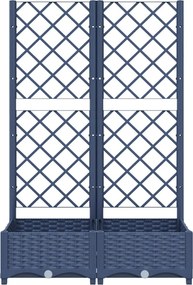 vidaXL Κήπος Μπλε Γκρι 80 x 40 x 121,5 cm