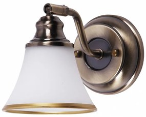 Rabalux Απλίκα Μονή Φ11xΠ22cm Grando Μπρονζέ 6545