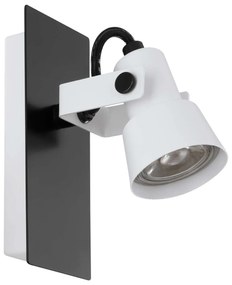 Φωτιστικό Τοίχου - Απλίκα Led 97371 White - Black Trillo Eglo Metal