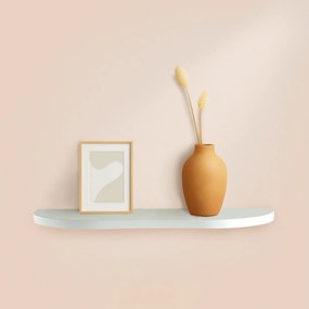 Ράφι τοίχου Homea - 57x19x1.8cm - Λευκό