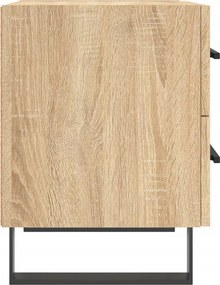 vidaXL Κομοδίνα 2 τεμ. Sonoma Δρυς 40 x 35 x 47,5 εκ. Επεξεργ. Ξύλο