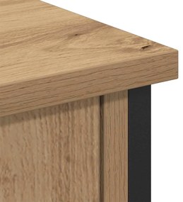vidaXL Ντουλάπι TV artisan δρυς 101 x 35 x 65 εκ Επεξεργασμένο ξύλο