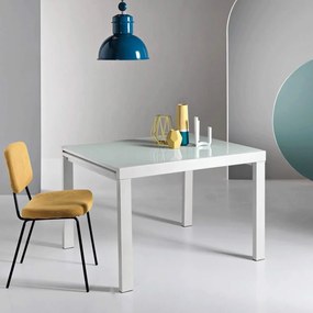 Τραπέζι Επεκτεινόμενο Franz FRANZ/120.BIANCO 120/240x90x75cm White Ikone Casa