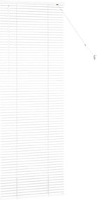 vidaXL Βενετσιάνικες Ρόδες Λευκό 175 x 65 εκ Αλουμίνιο