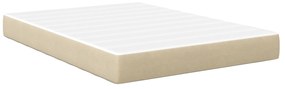 vidaXL Στρώμα με Ελατήρια Pocket Light Green Grey Μέτριο 140x190x20 εκ.