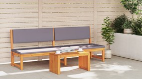 vidaXL Τραπεζάκι Καφέ 70x35x35 εκ. Συμπαγές Ξύλο Ακακίας