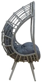 NEST32 JUNIOR ΑΝΘΡΑΚΙ 80Χ68Χ138εκ. ΠΟΛΥΘΡΟΝΑ ΜΕΤΑΛΛΙΚΗ