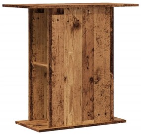 vidaXL Βάση Ενυδρείου Όψη Παλαιού Ξύλου 36x75x72,5 εκ. Επεξ. Ξύλο