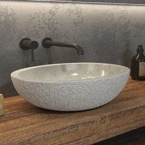 Karag Leonor SOPH Cream 45x35 - Πέτρινος Νιπτήρας Επιτραπέζιος