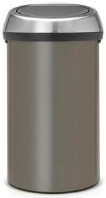 Brabantia 647249 Κάδος Απορριμμάτων Touch Bin 60L, Platinum