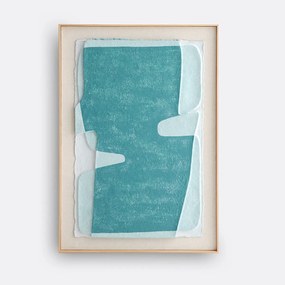 Χειροποίητος πίνακας από ανάγλυφο ριζόχαρτο, CALDERA