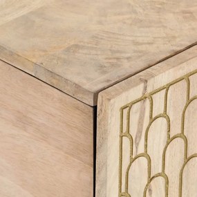 vidaXL Τραπεζάκι Σαλονιού 100 x 54 x 40 εκ. από Μασίφ Ξύλο Μάνγκο