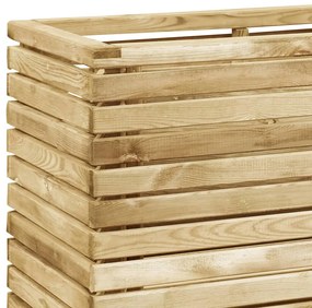 vidaXL Ζαρντινιέρα Υπερυψωμένη 100x50x100 εκ. Εμποτισμένο Ξύλο Πεύκου