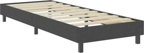 vidaXL Πλαίσιο Κρεβατιού Boxspring Γκρι 100 x 200 εκ. Υφασμάτινο