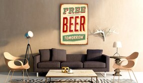 Πίνακας - Free Beer Tomorrow 60x90