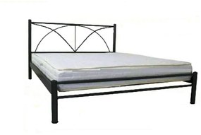 Κρεβάτι PAOLO ΧΠ2 για στρώμα 140χ200 διπλό με επιλογή χρώματος