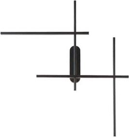 Φωτιστικό Τοίχου - Απλίκα Led 1946 36W 3000K 100 Lm Black Aluminium