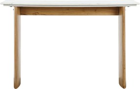 Έπιπλο Εισόδου Home ESPRIT Λευκό Καφέ 120 x 38 x 77 cm