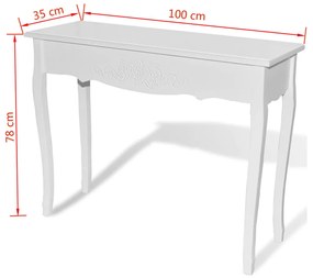 vidaXL Έπιπλο Τουαλέτα Λευκό