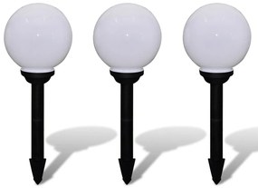 vidaXL Λάμπες Εξωτερικού Χώρου LED 3 Τεμ. 20 εκ. με Πάσσαλο Εδάφους