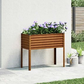 vidaXL Γλάστρα Κήπου 100x45x90 εκ. από Ατσάλι με Αντοχή στις Καιρικές Συνθήκες