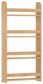 Επιτοίχια βιβλιοθήκη - ραφιέρα Montessori Megapap χρώμα sapphire oak 60x15x120εκ.