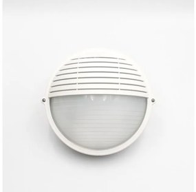 Απλίκα Φωτιστικό Τοίχου Με Σκιάδα E27 60W IP60 PARK Viokar 0172714531 Λευκό