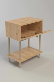 Κομοδίνο Sapphire Δρυς LIFLILO 50x32x64.4