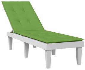 vidaXL Μαξιλάρι Σεζλόνγκ Πράσινο (75+105) x 50 x 4 εκ. Υφασμάτινη