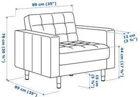 LANDSKRONA πολυθρόνα 292.697.19