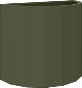 vidaXL Γλάστρα Ελιά Πράσινη 60 x 30 x 50 εκ. Ατσάλι