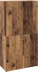 vidaXL Γραφείο Ντουλάπι Παλαιωμένο ξύλο 60 x 32 x 115 cm