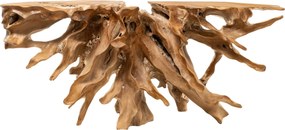 Console Table S Line 180cm X 45cm X Y80cm μασίφ ρίζα teak S3788-00N3