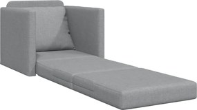vidaXL Κρεβάτι καναπές 60cm Ανοιχτό γκρι ύφασμα