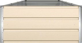 vidaXL Γλάστρα Ελεφαντόδοντο 385 x 100 x 45 εκ Επικαλυμμένος Χάλυβας