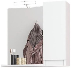 Καθρέπτης κρεμαστός Drop Senso 65-Λευκό-Δεξιά